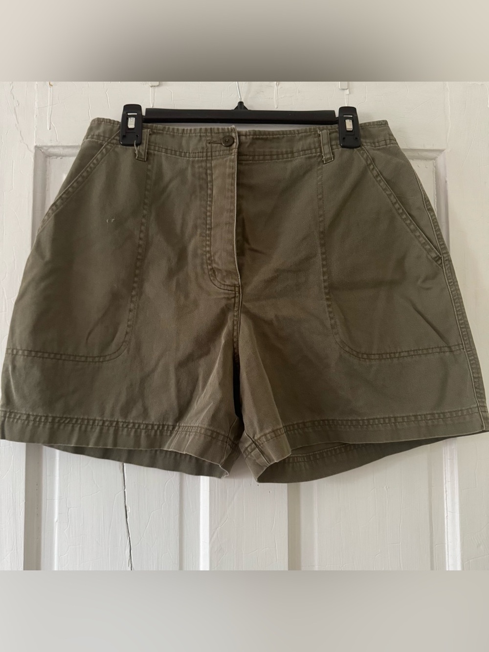 Vintage khaki high waisted shorts